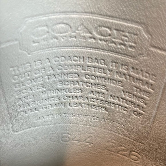 New Coach White Scooter Bag #9893 - Picture 10 of 10